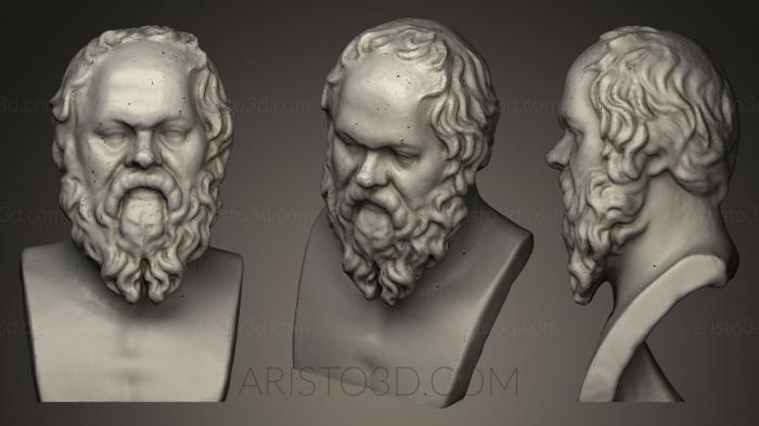 Busts and bas-reliefs of famous people (BUSTC_0567) 3D model for CNC machine